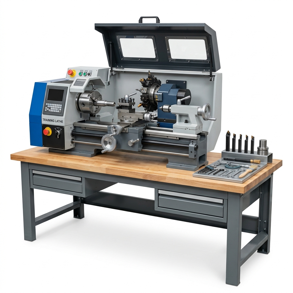 Máy tiện CNC đào tạo cơ khí